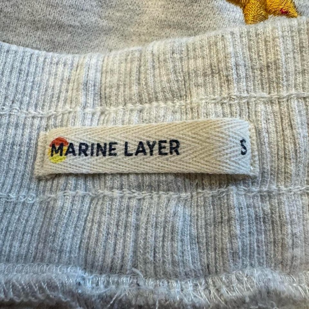Marine Layer Signature Lined Jogger Star Embroidered S - Picture 7 of 16